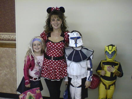Me and kids at Halloween