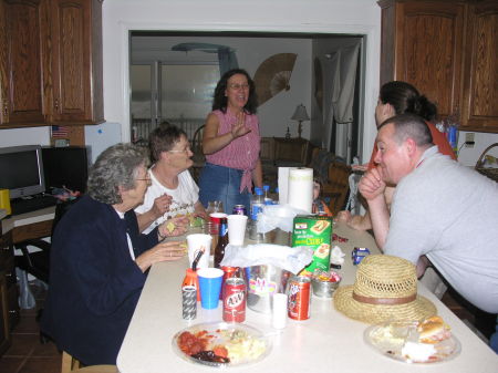 Just hang'n in the kitchen