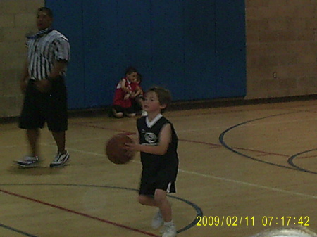 Williams first year playing basketball