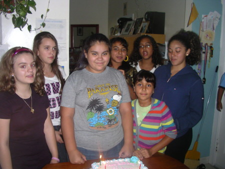Shakira's 12th Birthday with friends
