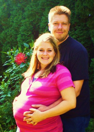 Melissa and Jeremy and baby girl 2009