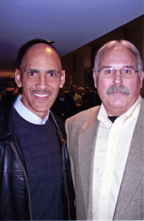 Chuck with Tony Dungy