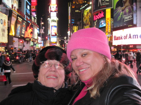 Ronni and I in Time Square December 2009