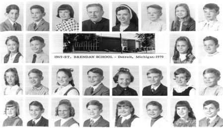 St Brendan School 4th Grade 1969-70