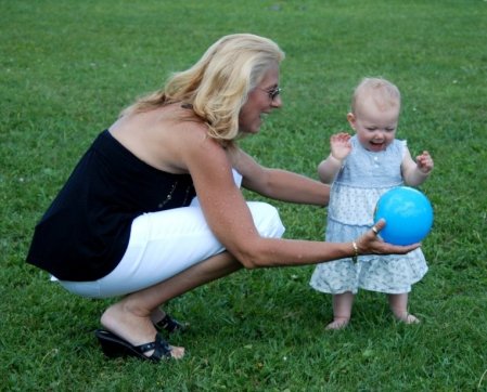 Wendy and soon to be granddaughter 6-20-09