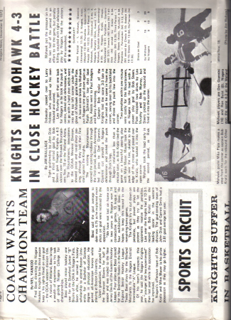 NIAGARA COLLEGE NEWS Dec 8/72