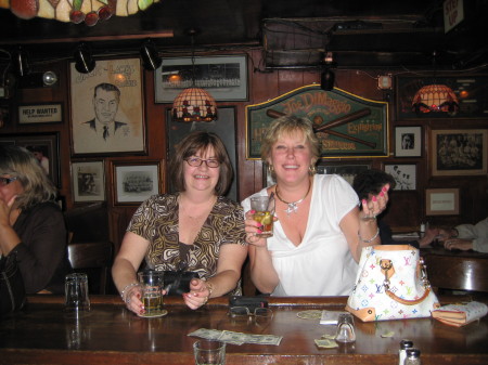 BFF and I at an Irish Pub In Atlantic City