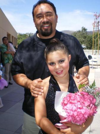 Me and my daughter at her dance recital