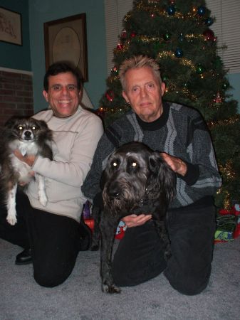 David and Douglas, Christmas Pic