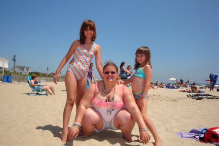 My kids at the beach in Belmar, NJ