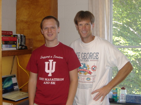 Jeff and son Brad (19) Aug 2009