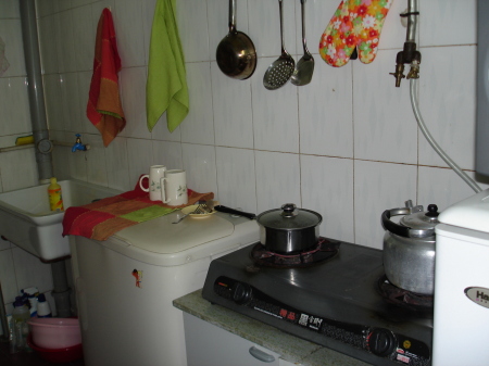My kitchen.... very compact!