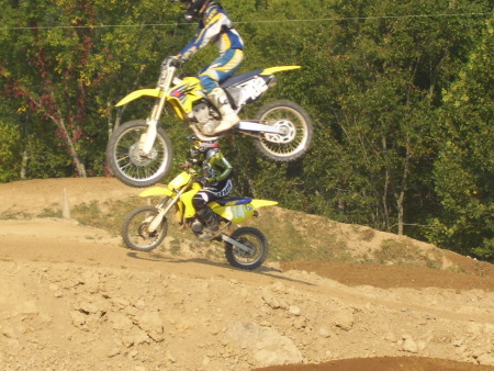 My son Aaron Motocross Racing