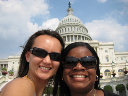 Charisse & I in front of the Capitol