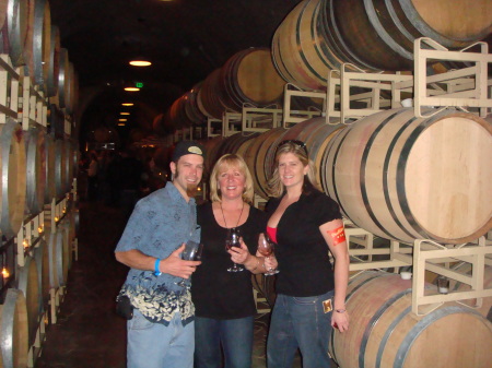 Me, Ki and Bri Wine Tasting in Santa Rosa,
