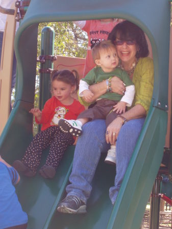 Dane with His cousin Maddie, and Grandma