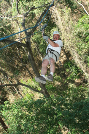 Zip Lines in the Mexico jungle, What a Blast!!