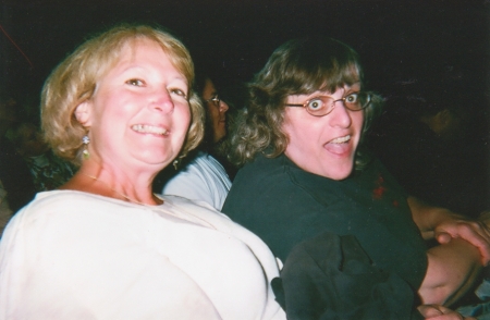 Kathy Gipson (Harden) & me goofin' around