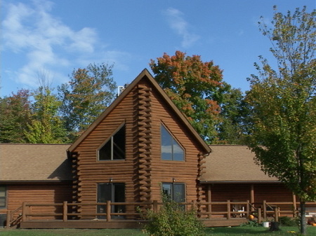 My log home in Wisconsin