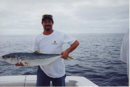 Yellowtail fishing off coast of California