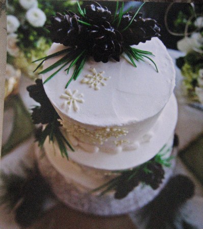 chocolate pinecone cake