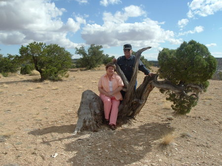 Dad & I near Las Vegas