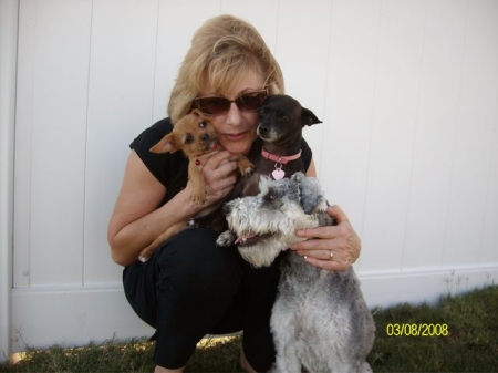 Susan and our puppies