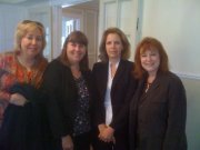 Peggy McIntyre, Terry Ward, me, and Diane Dore