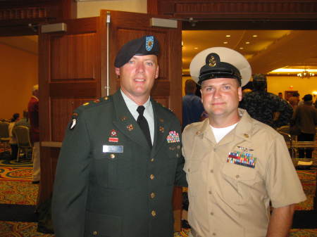 Two awesome Military Men!