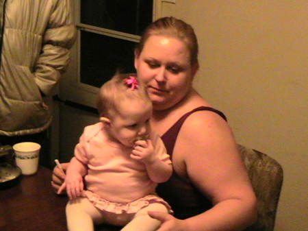 my wife and granddaughter