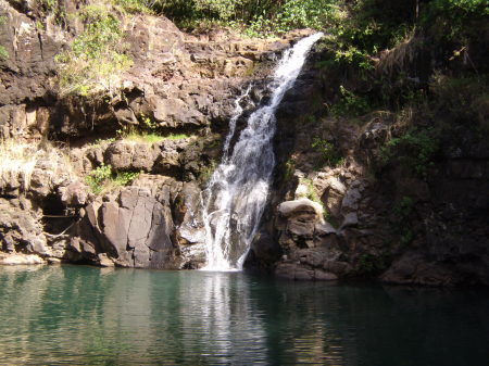 Waterfall At Botanicl Garden/ Oahu,Hawaii