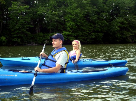 Kayaking with my Daughter