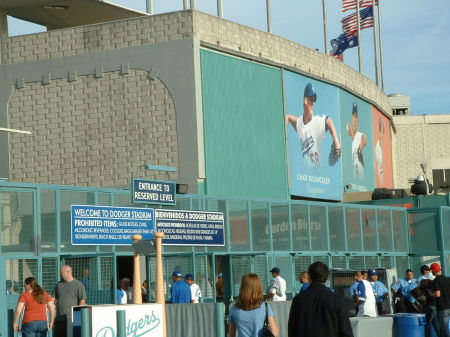 Dodger Stadium entrance August 2009