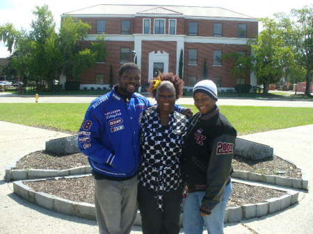 Ernest Jr., Rebecca, And His girlfriend Quan