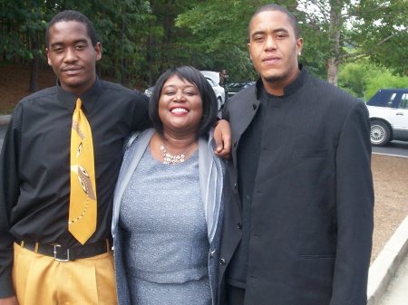 Son Quincy,wife Debi,& Son Maurice