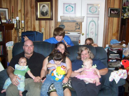 Daniel, Deborah, Laura & my 5 grandchildren
