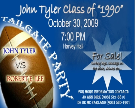Class of 90 Tailgate Party