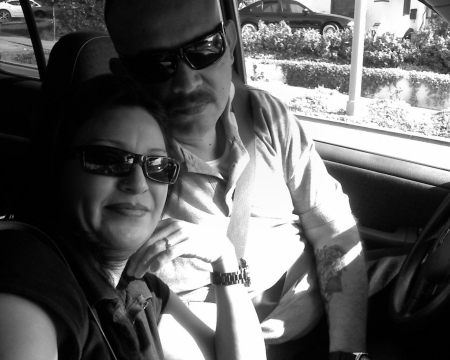 ber and me in truck