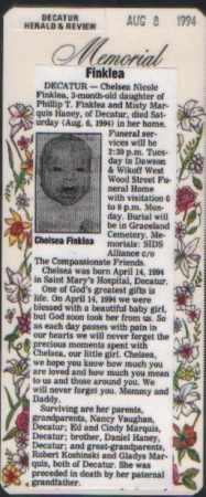 Chelsea's Obituary