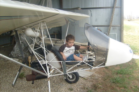 Gabriel and Papa's airplane