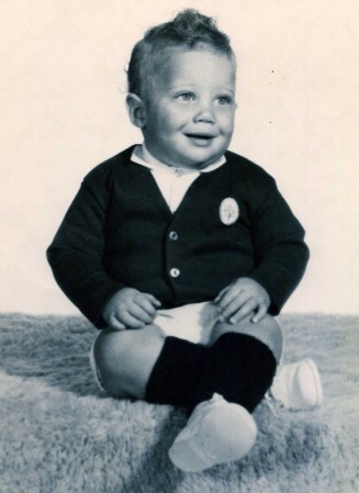 Mike as a darling toddler.
