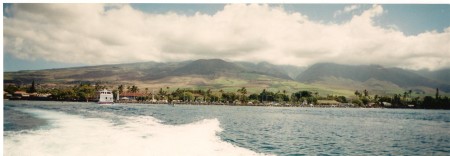 sailing out of Lahaina to Lanai