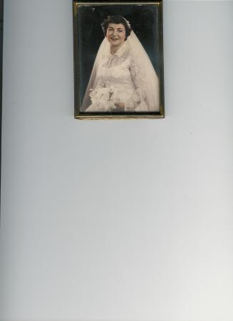 Mom on her wedding day