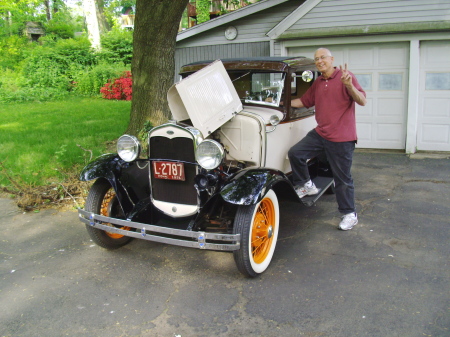 Old man & old car