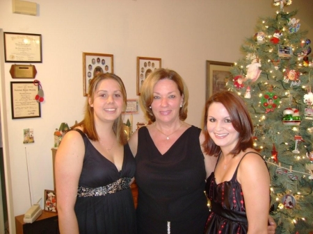 Jan and future daughter-in-laws.  2008