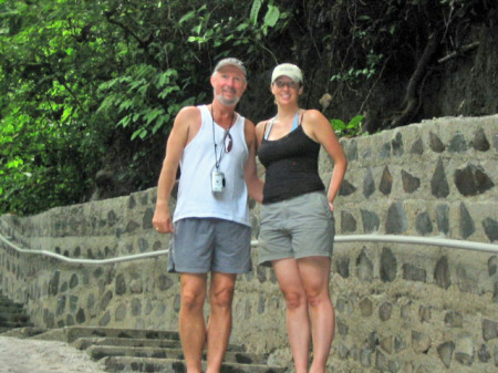 Youngest daughter, Melody visiting Costa Rica