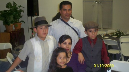 my family & me at my brothers 25th