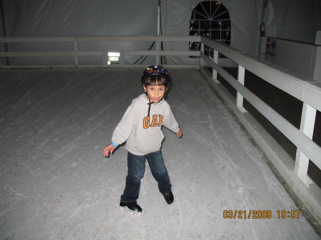 Cole Ice Skating