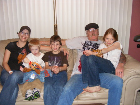 my daughter Opal and family 2009