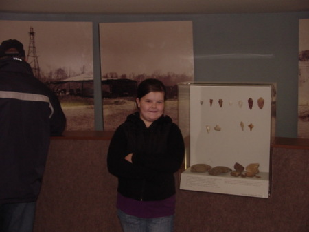 Molly at Indian Mounds museum